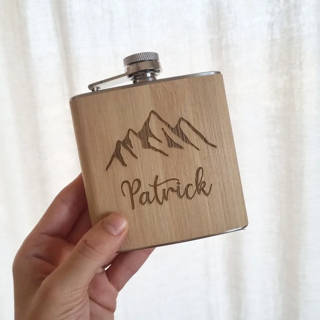 Flachmann mit Personalisierung